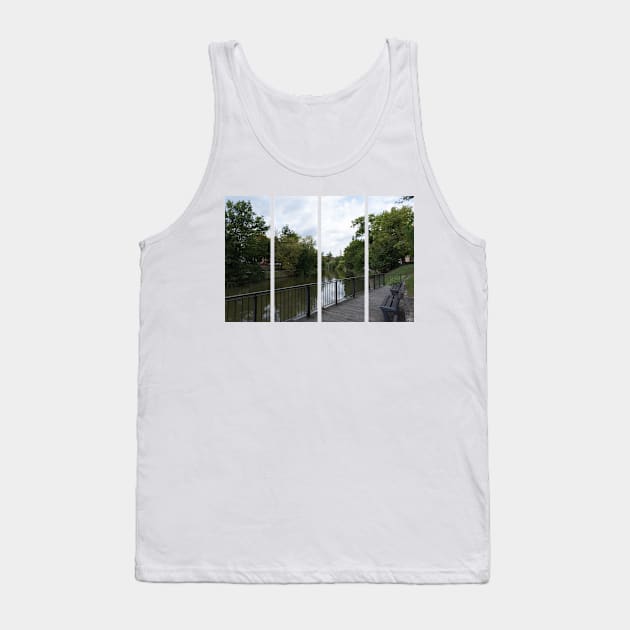 Opole, Poland:  Life in the center of the city. Walking around the center. Sunny summer day. Opole Voivodeship. Tank Top by fabbroni-art